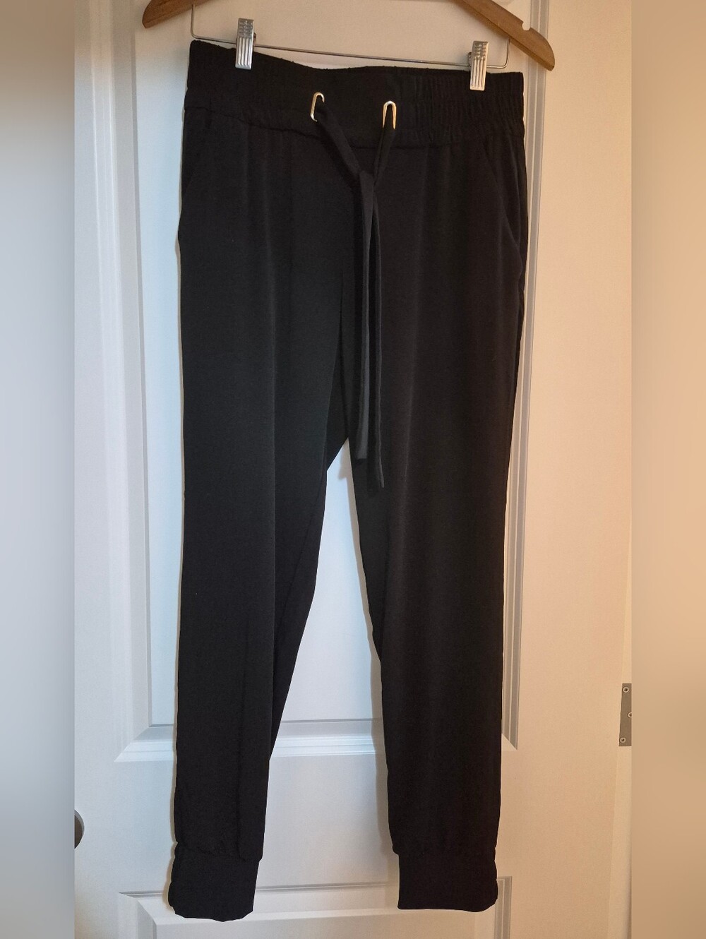 Black Drawstring Dress Pants